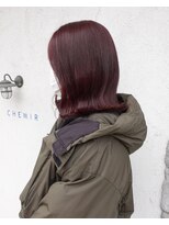 シェミール(CHEMIR)&nbsp;ワインレッド×くびれボブ【四日市】