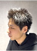 ザクザクスパイキーショートアップバングショート