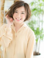 プリモア サロン ハナレ 綾瀬(primoA salon HANARE) 綾瀬/髪質改善/マロンベージュ×ゆるふわ巻きマッシュボブj