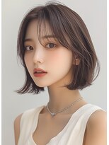 レヴ 草加店(LEV.)&nbsp;ホワイトブロンド美髪外ハネボブ