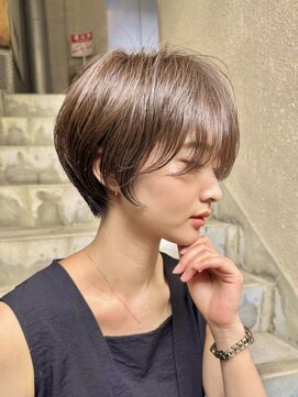 ナンバー 六本松(Number) 大人可愛い20代30代40代丸みショートボブ/前髪カット/レイヤー