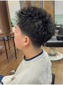 スパイキーショート/スパイキーパーマ/テーパーフェード/パンク