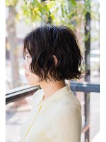 ヘアークラフト(Hair Craft) 暗髪ボブパーマ【丸型】チェリーブラウン【岡山/問屋町】