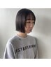 クロスパーマ＋カット [前髪割れ直し]　￥13500