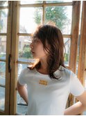 大人ニュアンスヘア20代/30代/40代/庭瀬