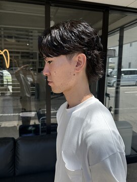 髪屋 紬 メンズ/メンズパーマ/メンズカット/フェザーパーマ〇