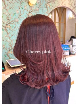 アヴァンセスパスリードット(Avance Spa three.) Cassis pink