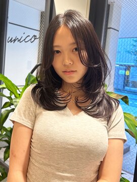 ユニコ(unico) 20代から60代/レイヤースタイル/くびれ/似合わせカウンセリング