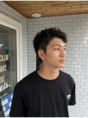スパイキーショートピンパーマ