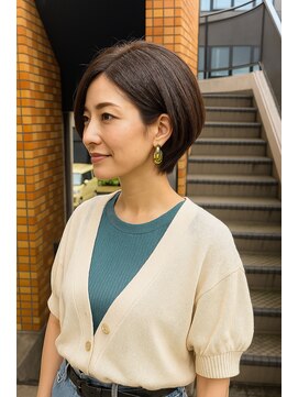 コポル(Copol) まわりと差がつく大人小顔ショート×シアーブラウン