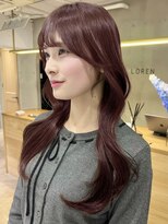 ローレン(LOREN)&nbsp;イメチェン/ホワイトブロンド/外ハネボブ/ワイドバング/栄/久屋