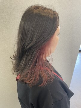 リアヘアー(Li'a hair) コーラルピンクイヤリング