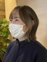 カフネ(CAFUNE) インナーカラー/切りっぱなしボブ