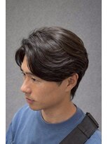 キラヴィ 三宮(KIRAVI)&nbsp;スパイラルパーマメンズ ベリーショートツーブロックマッシュ