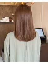 零秒女髪 千里丘店&nbsp;上品な艶髪まとまりミディアムスタイル髪質改善美髪艶カラー艶感