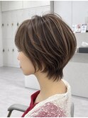 横浜ショート束感ショートヘア
