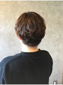 ショートヘアパーマスタイル