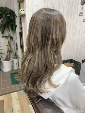 シャルマンフォーヘア(Charmant for hair) ☆Charmant☆ハイライトを入れたベージュ×セミロング