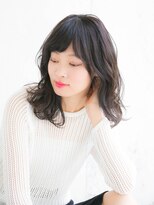 ルティア 池袋(Lutia) 大人パーマ ブラックアッシュ