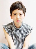 20代30代大人可愛い小顔ショートベリーショート簡単スタイリング