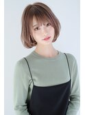 グレージュ × 透明感カラー 』 外国人風ボブ☆