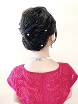 ヘアアンドメイクジップ恵比寿 (Hair＆Make ZIP)&nbsp;お呼ばれシニヨンスタイル　ヘアセット