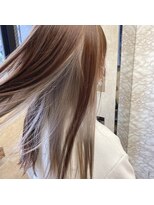 テイラー(Taylor)&nbsp;(Taylor大宮)  ホワイトインナーカラー×ブラウンベージュ