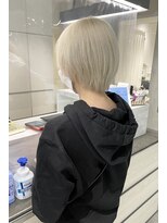 ヘアー ミッション 心斎橋店(hair Mission) ミルクティーホワイト