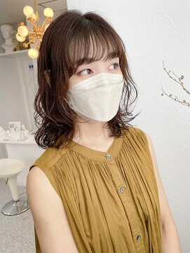 ロマーリ(LOMARLIE) 顔まわりレイヤースタイル_デジタルパーマ