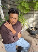 【hair salon W】メンズオールバック