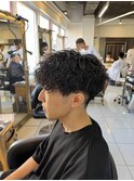 波巻きスパイラルパーマ　シャドウパーマ　メンズパーマ