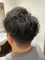 ゼノンユニガイ(ZENON uni GUY)&nbsp;刈り上げツーブロック×ツイストスパイラルパーマ