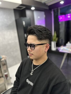 リプレイ 草津店(RIPLAY) マッシュパーマ/ウルフ/アッシュブラック/カルマパーマ