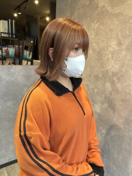 ザラフター ザブリーチ 新下関(the laughter/The bleach) オレンジブラウン☆