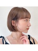 小顔ショート/マッシュショート/似合わせカット/ショートヘア