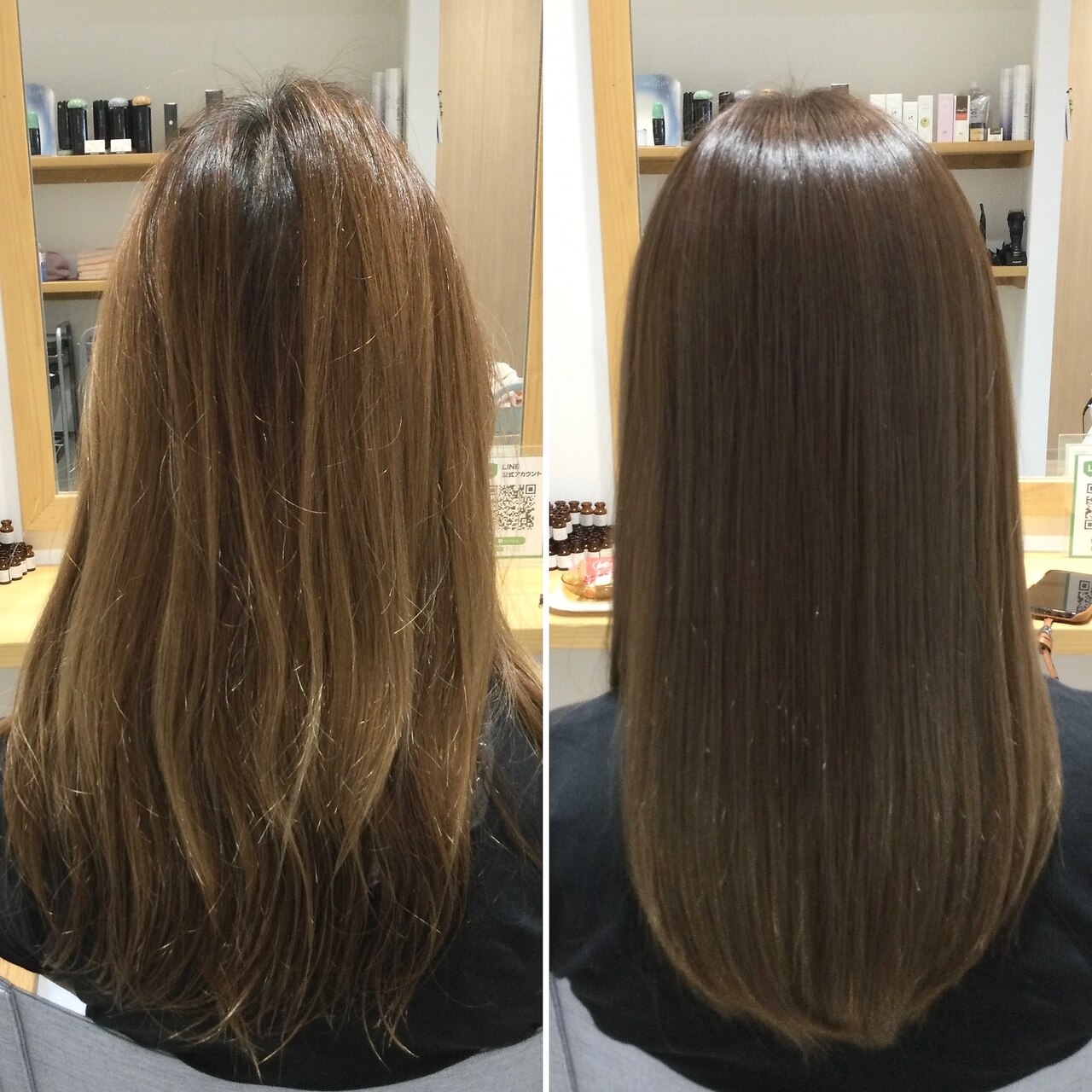 【髪質改善+縮毛矯正+カット】　\24,500→\21,000　【予防美容×縮毛矯正】