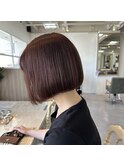 ラベンダーグレー、ボブスタイル