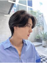 サンバレー(SUNVALLEY)&nbsp;韓国風センターパート色気メンズマッシュ