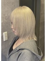 レブ 心斎橋(REV.)&nbsp;前髪/アンブレラカラー/こなれミディ/イメチェン/ウェーブパーマ