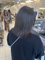 ネオリーブアイム 横浜西口店(Neolive aim)&nbsp;グレージュ切りっぱなしボブ横浜【成田】