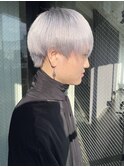 ホワイトシルバー/シルバーカラー/ホワイトカラー/メンズ