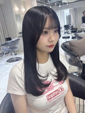 ユーフォリア 池袋東口駅前店(Euphoria) 池袋 韓国ヘア レイヤーカット 顔まわりカット