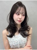 レイヤーカット/内巻き/顔まわり/透明感