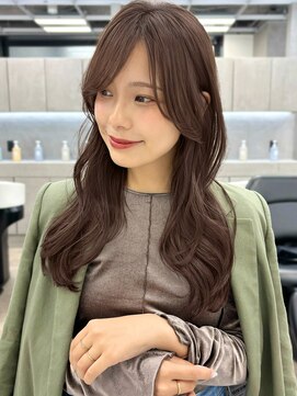 サロウィン 熊本上通り店(SALOWIN) ココアブラウンカラー+髪質改善