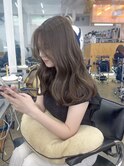 グレージュカラー/韓国/黒髪/レイヤー/髪質改善/縮毛矯正/新宿