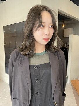 ヘアー アイス ルーチェ(HAIR ICI LUCE) ブリーチなしカラー/グレージュ/レイヤー/ハッシュカット/林