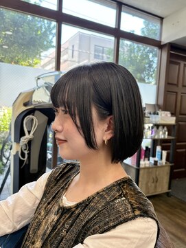 レイヤー丸みボブ&小顔顔周り西葛西20代30代40代