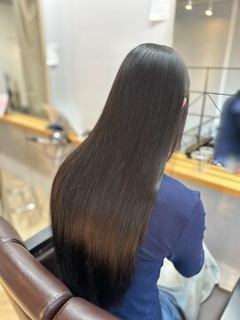 ヌープヘアーアイス(NUUP.hair ici) 【艶髪】美髪縮毛矯正で叶う透明感仕上げロングストレート美髪◎