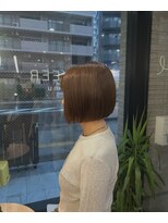シア 新越谷店(SHEER) ミニボブ×グレージュ