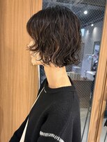 マイン(mine)&nbsp;ボブパーマ　ボブレイヤーパーマ　小顔　時短へア　大人可愛い